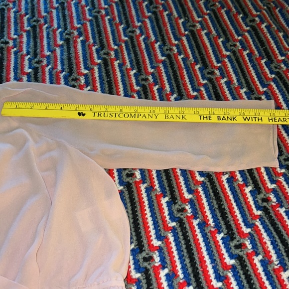 Babaton pink silk top - Picture 10 of 11